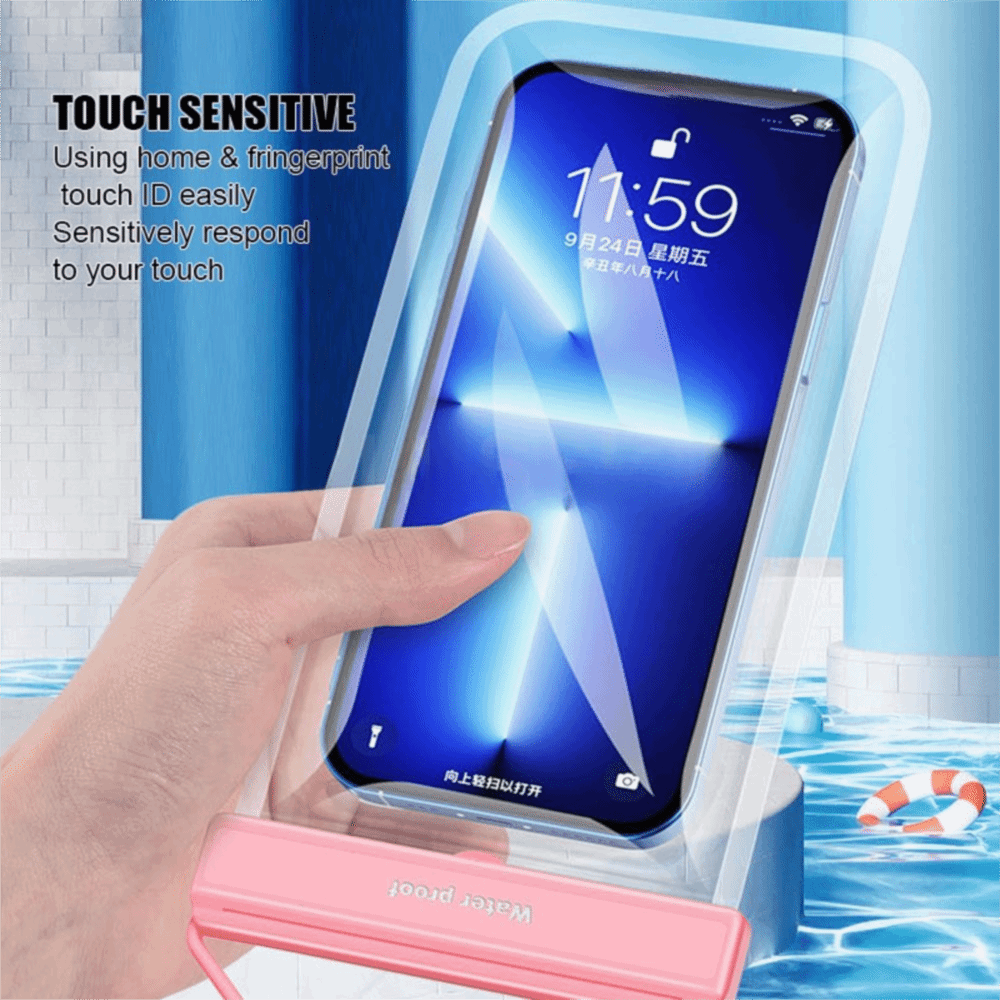 Waterproof Phone Bag - Touch Screen Waterproof Phone Bag Solid