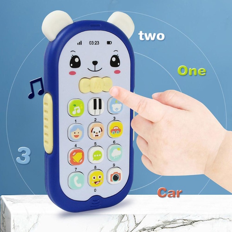 Phone Accessories Baby - Baby Phone Toy Telephone Music Sound