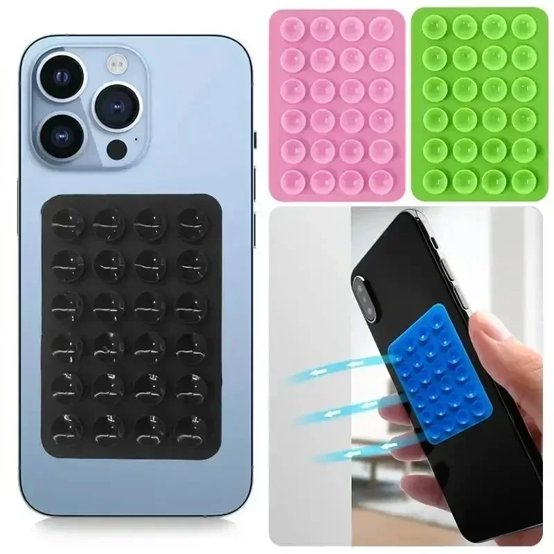 Phone Accessories Iphone - Silicon Adhesive Smartphones Stand Sticky Non