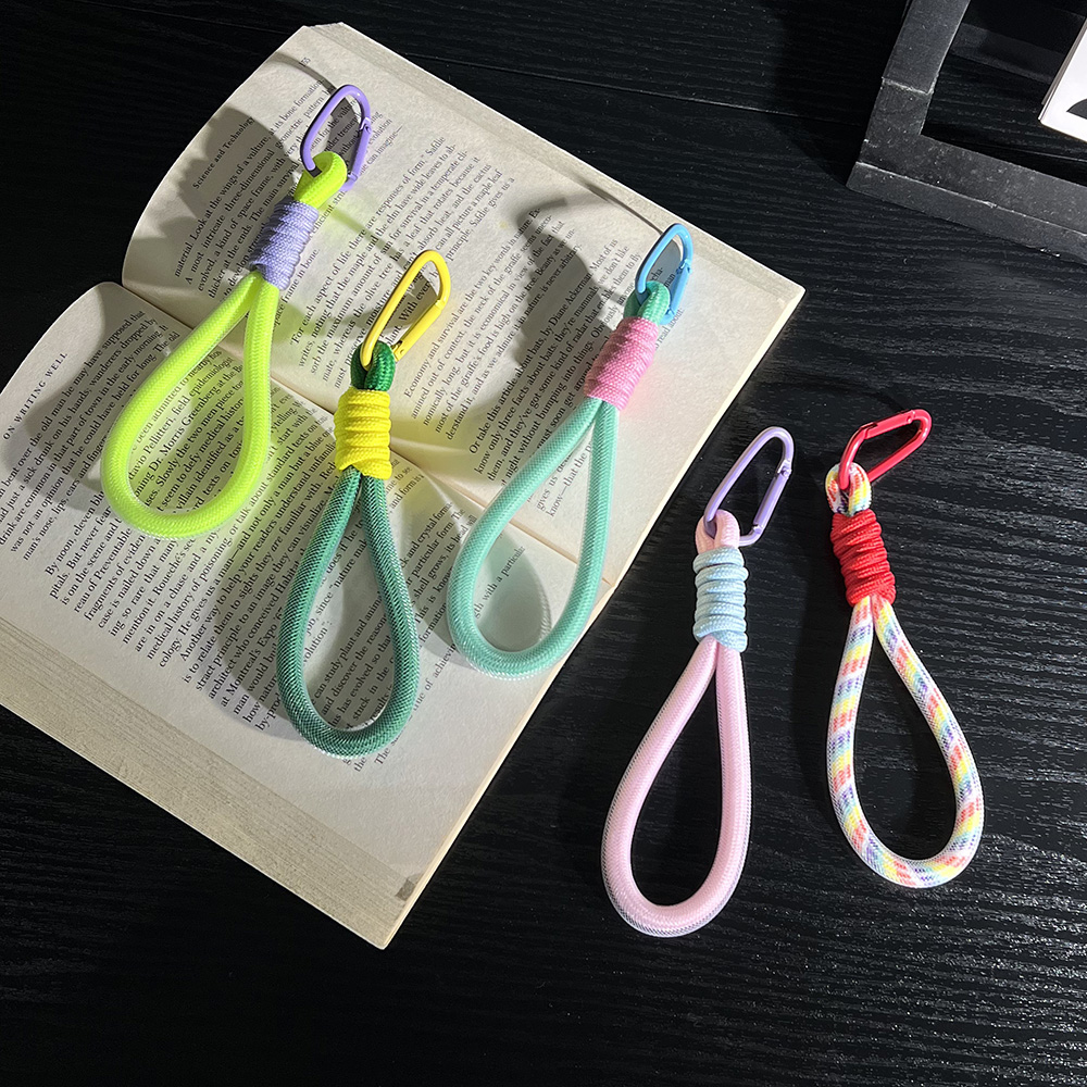 Phone Accessories Usa - Mesh Landyard Fluorescent Pendant Mobile Phone