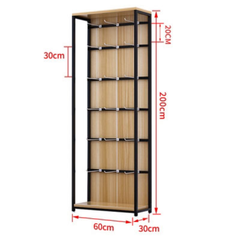 Phone Accessories Cabinet - Supermarket shelf display cabinet slippers mobile