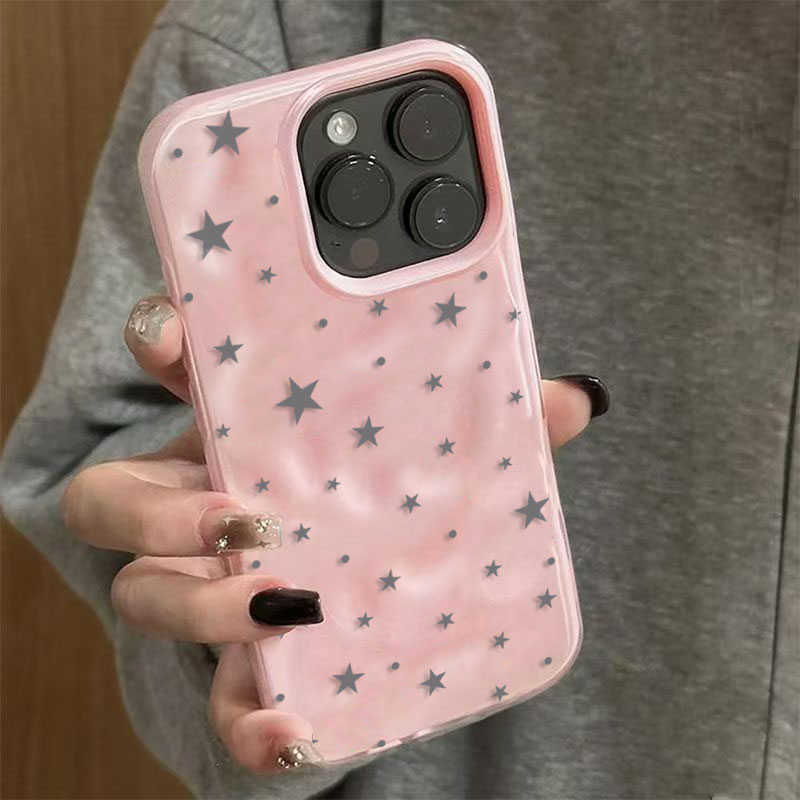 Minimalist Gray-Blue Star Wave - Phone Accessories Iphone 评论和价格